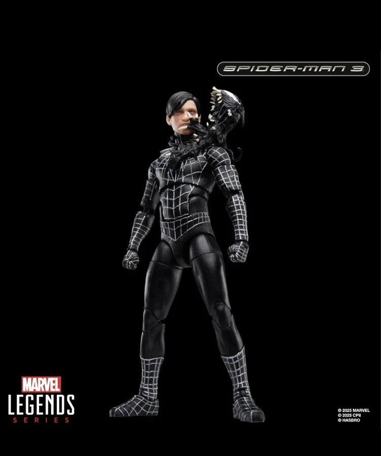 Marvel Legends - Tobey Maguire Spider-Man 3 (traje simbionte) Foto 3 de 4
