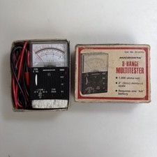 Vintage 1970's Micronta Radio Shack 22-207U 8 Range Multitester