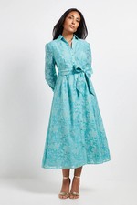 Wallis Blue Shirt Dress Womens Occasion Dresses