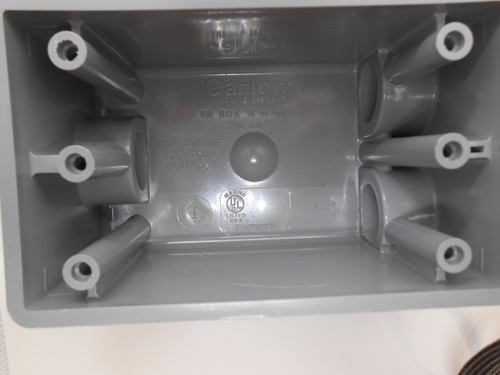 Carlon E979DFN Device Box, PVC-For Damp & Wet Locations - Picture 4 of 4