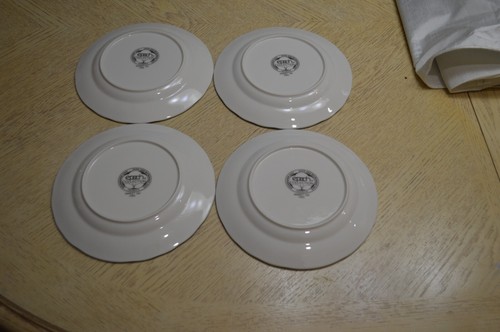 Epoch Market Day side plate/salad plate Fruit Green Trim E801 Set of 4 - Picture 5 of 6