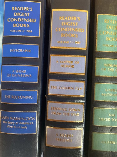 Reader's Digest Condensed Books, Lot of 3, Volumes 1,3,6 from 1984 & 1987 - Picture 3 of 8