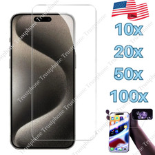 Tempered Glass Screen Protector Lot For iPhone 15 14 13 12 11 Pro Max XR 8 7 6