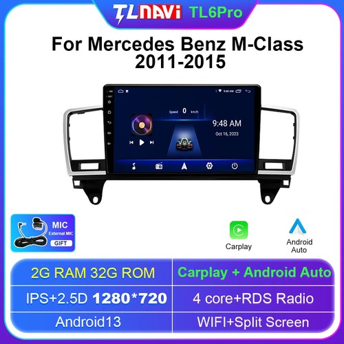 For Mercedes Benz M-Class M Class W166 ML Android 13 Car Stereo Radio GPS Navi - Picture 8 of 32