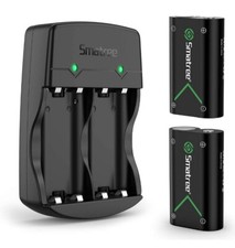 2000mAh Rechargeable Battery 2pcs and USB Charger for Xbox One
