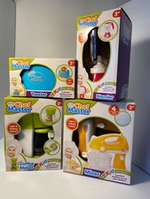 Lot 4 Chef Master Kid Play Kitchen Coffee Maker, Blender, Toaster, Mixer NEW