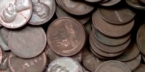 1000 Count 1940's-1950's P-D-S Lincoln Wheat Cents Penny *BULK*