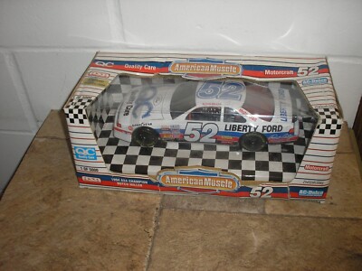 Vintage 1/18 ERTL A Certified NASCAR 52 Butch Miller ASA Quality Care Ford TBird