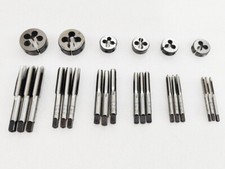 TAP DIE SET BSF 3/16" TO 1/2" - 6 TAILLES TAPS & DIES - BRITISH STANDARD FINE...