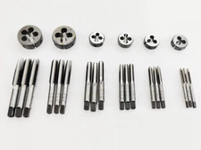 TAP DIE SET BSF 3/16" TO 1/2" - 6 SIZES TAPS & DIES - BRITISH STANDARD FINE SET