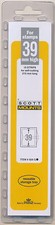 Prinz Scott Stamp Mount 39/215 mm - CLEAR - Pack of 15 (39x215 39mm)  STRIP  929