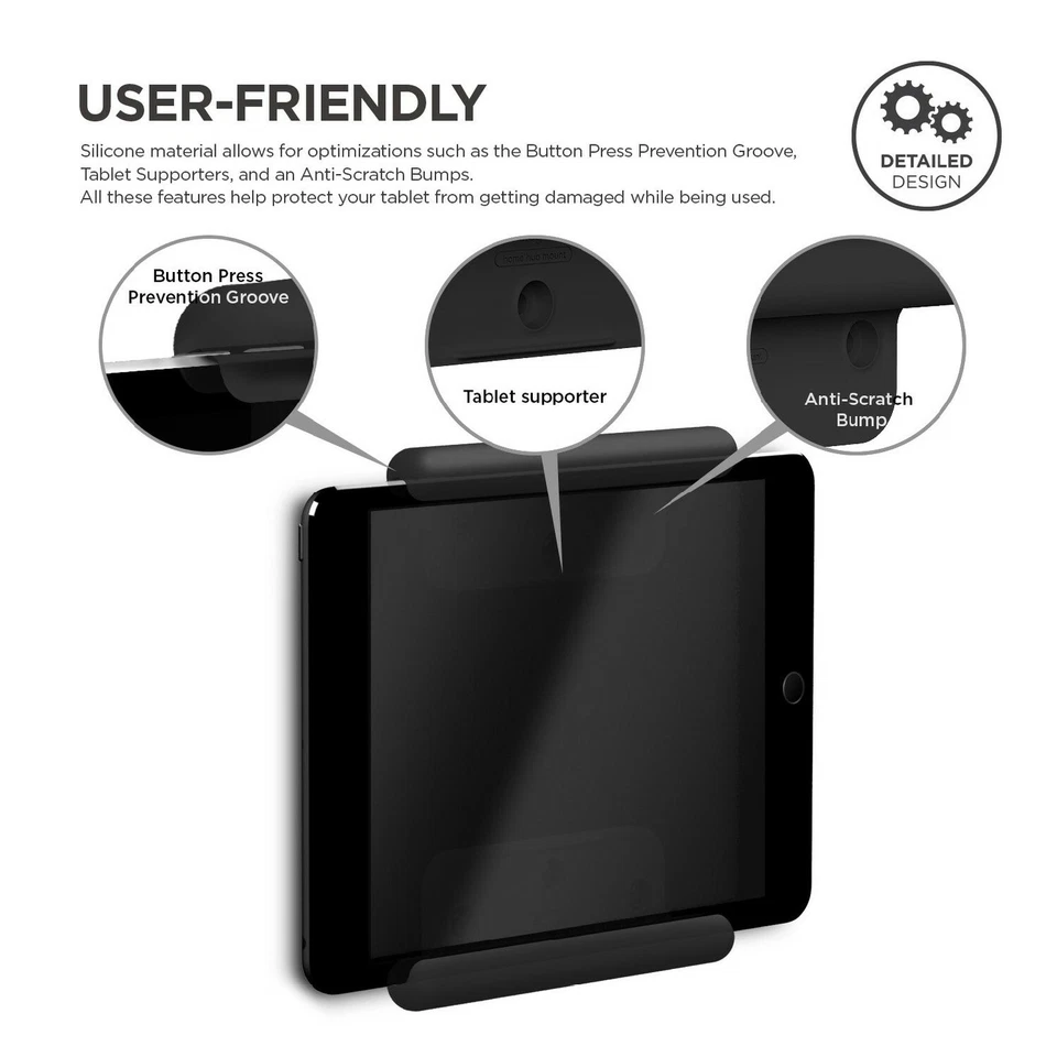 iPad Wall Mount - elago® Home Hub Wall Mount [Black] - Image 3 of 4