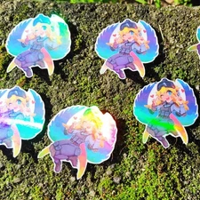 Kawaii CT Holo CSGO CS Counter Strike CS2 Sticker (Holo Effect)