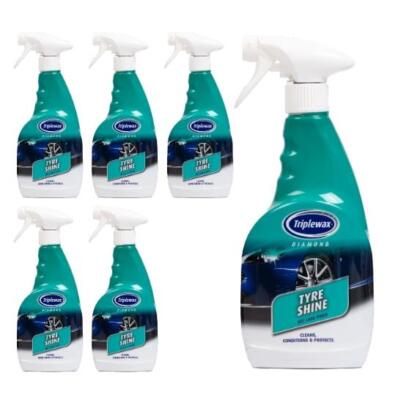 Triplewax Reifenglanz Dressing New Look Finish Clean & Protect Spray 500ml x6