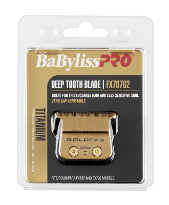 BaBylissPRO Deep Tooth Blade GOLDFX2.0 | FX707G2 | FITS FX787 & FX726 -BRAND NEW