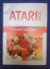 VINTAGE 1983 ATARI 2600 REALSPORTS SOCCER INSTRUCTIONS BOOKLET