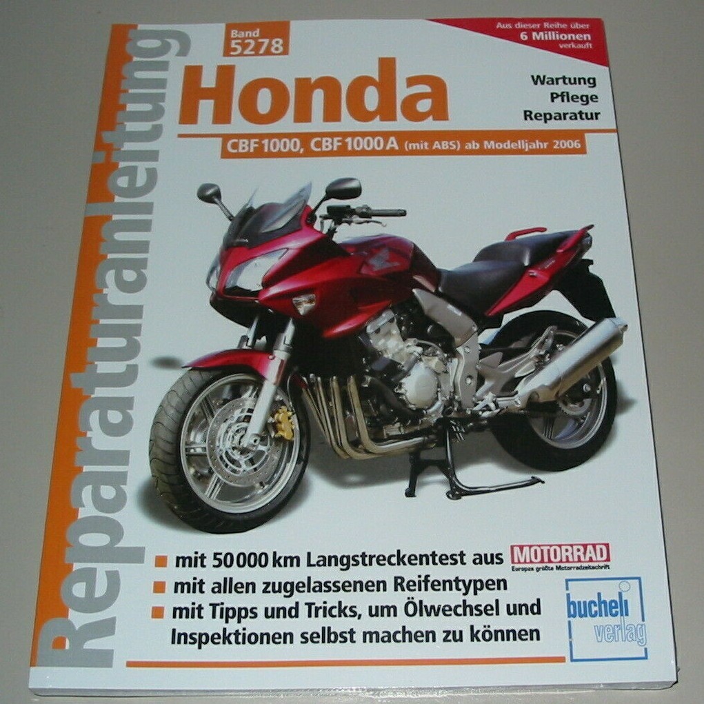 Thumbnail - Reparaturanleitung Honda Cbf 1000 / Cbf 1000 A Abs Bremsen Kette Ab