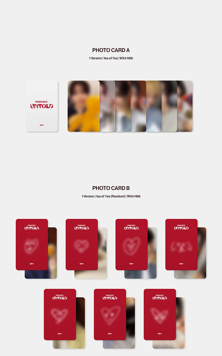 ENHYPENアルバム新品未開封ROMANCE UNTOLD ENGENE✖️10 ENHYPENアルバム新品未開封ROMANCE UNTOLD ENGENE✖️10 ENHYPEN