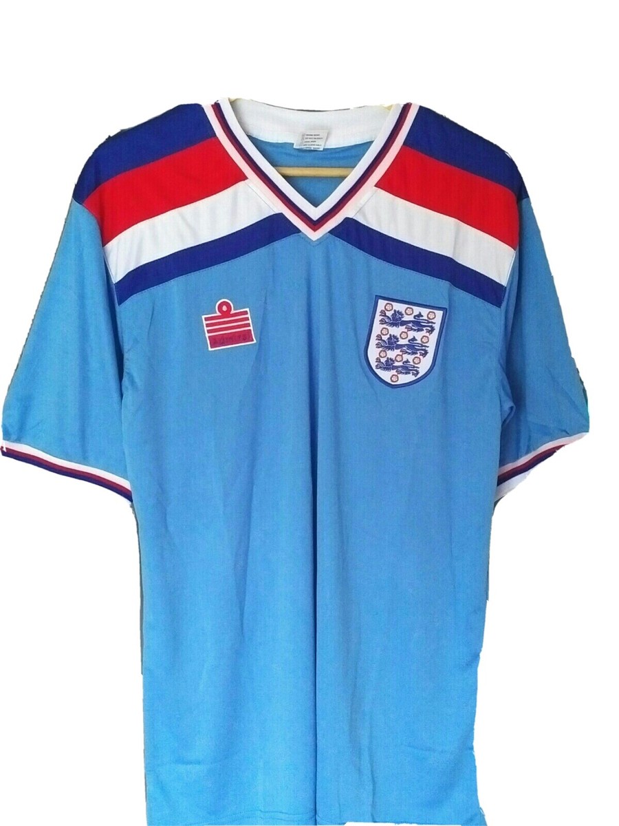 1982 World Cup England Away Blue shirt Brand new Adult Large