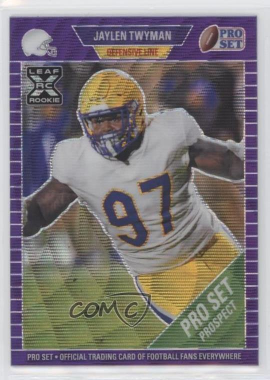2021 Leaf Pro Set Metal Purple Wave /35 Jaylen Twyman #41