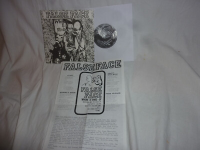False Face, Where it Ends, Hardcore France Crabsong TCS 002 EP, 7'' Limited 1000