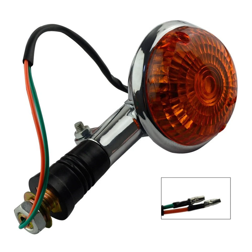 Luz indicadora de señal de giro PARA Yamaha Virago XV250 XV400 XV535 XV920 XV1000 Foto 4 de 4