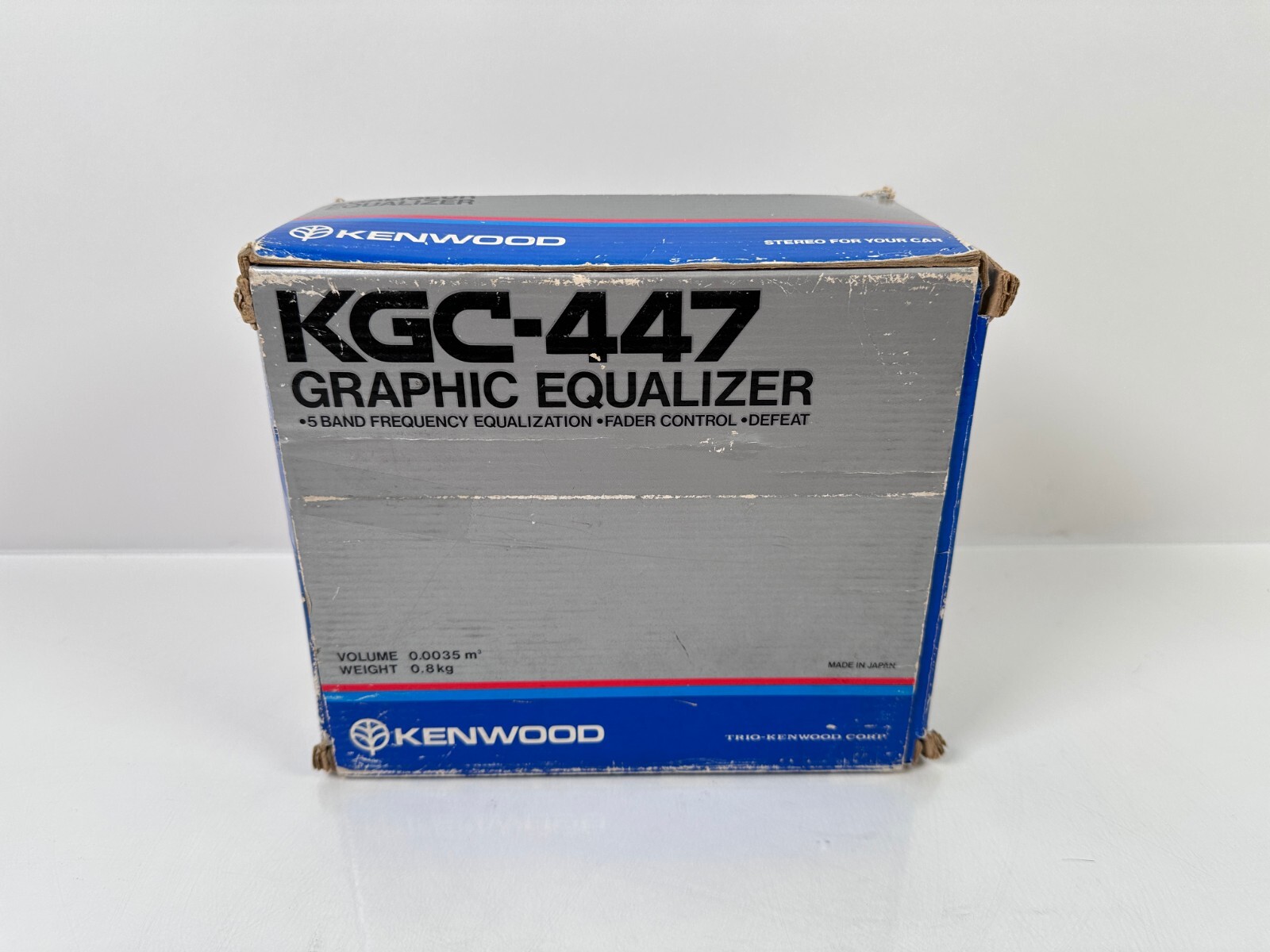 (NEW) KENWOOD KGC-447 Graphic Equalizer In Box
