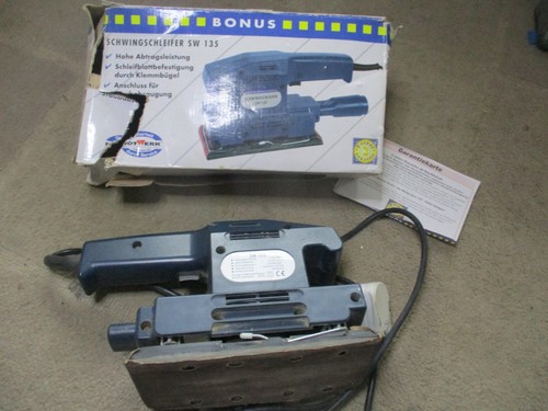 SCHWINGSCHLEIFER SW135 BONUS SANDER 135W 230V 187 X 90MM 20000RPM - EXCELLENT - Picture 10 of 20