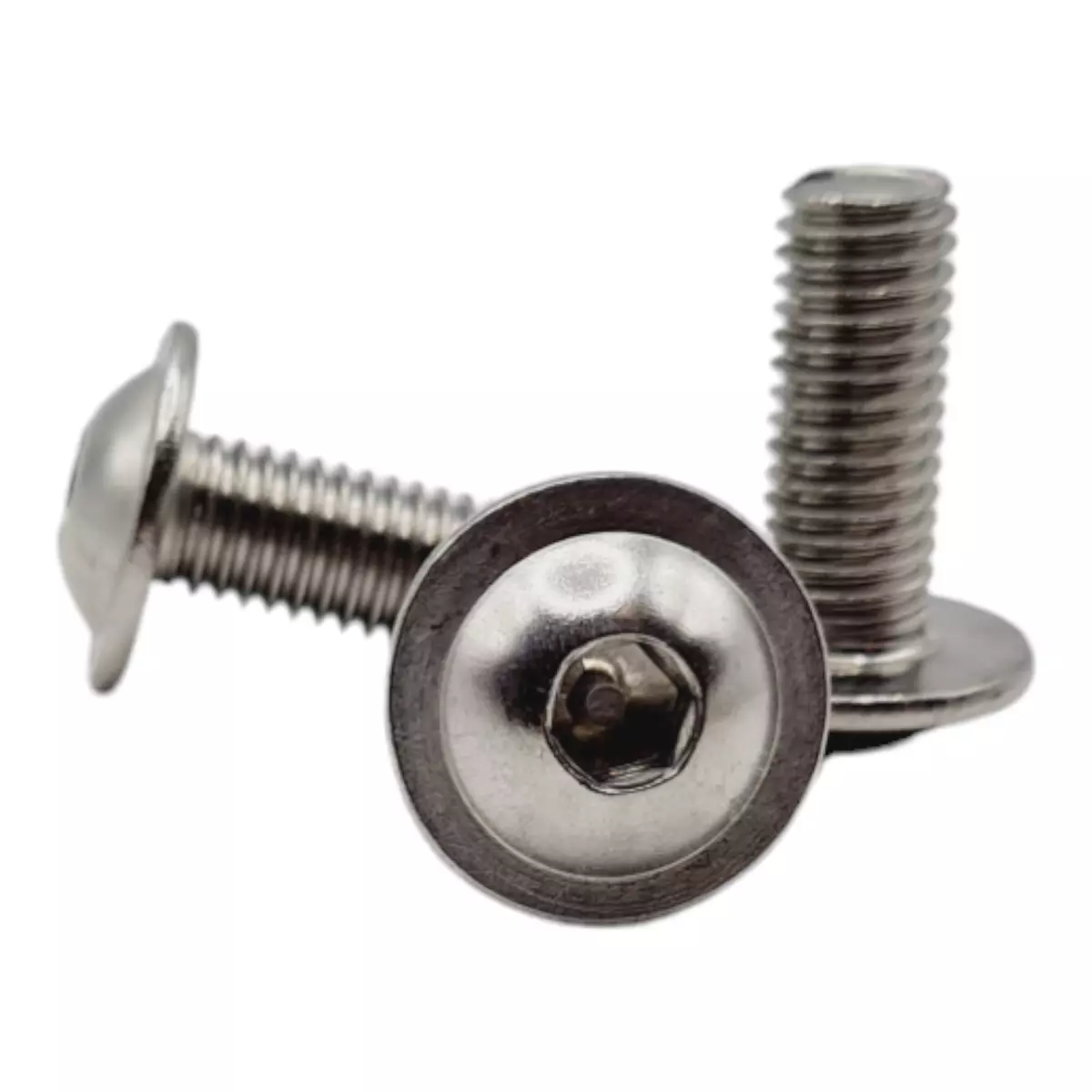 Linsenkopfschrauben mit Flansch M3/M4/M5/M6/M8/M10/M12 Edelstahl 