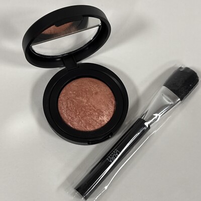 LAURA GELLER Baked Blush-N-Brighten Marbleized Blush 4g Berry Trifle & Brush