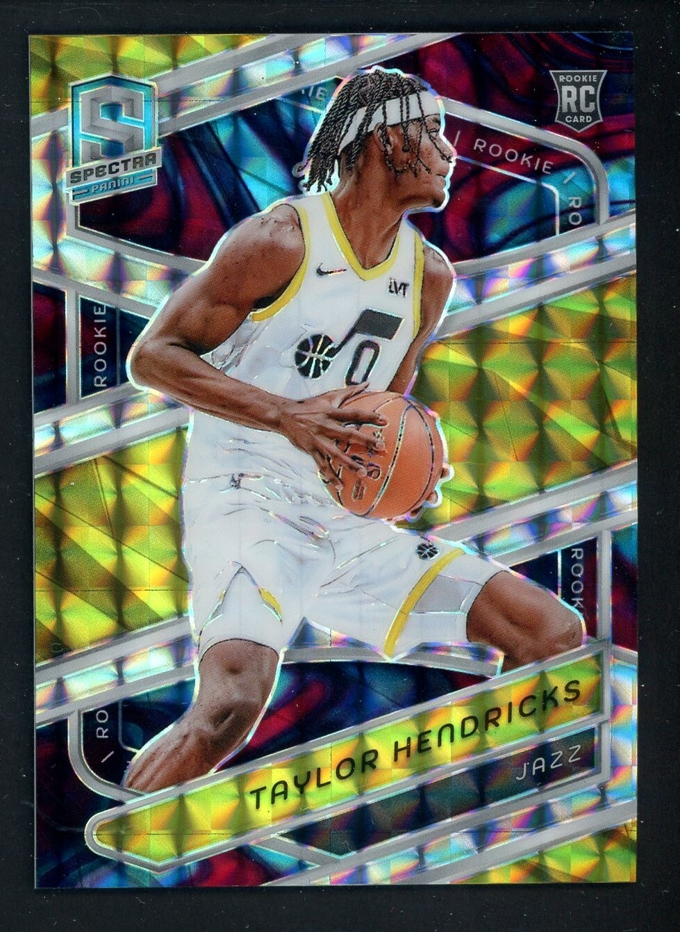 2023-24 Spectra Interstellar #174 Taylor Hendricks Jazz RC Rookie 98/99