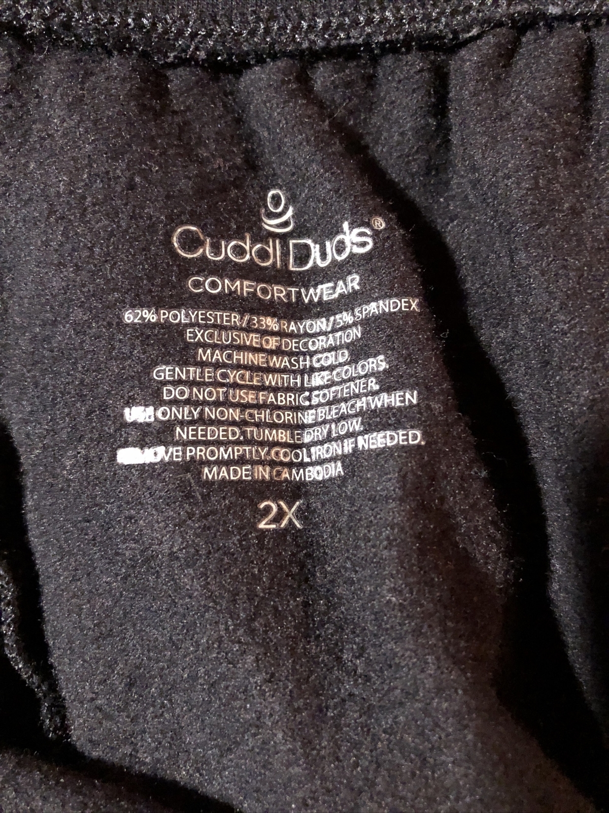 Cuddl Duds Comfort Wear Black Comfort Pants Womens 2X eBay