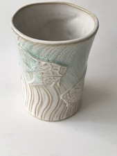 Ceramic Bathroom Cup Tumbler Fish Beach Coast...
