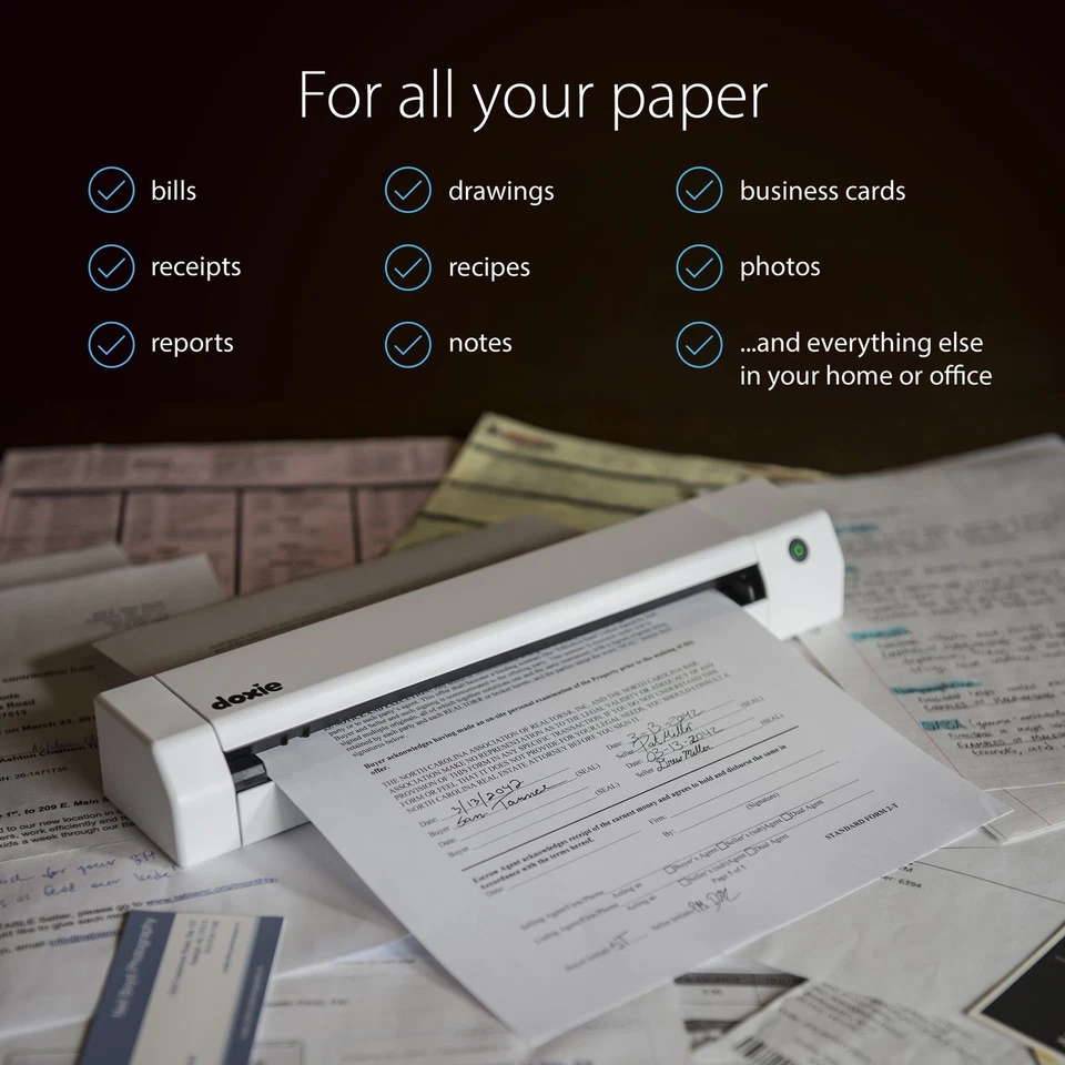 Doxie Go SE - The Intuitive Portable Document Scanner with Rechargeable Batte... - Image 3 of 4