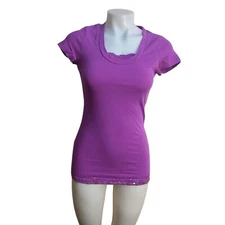 NWOT Discovery Purple with Lace Shirt- Multiple Sizes