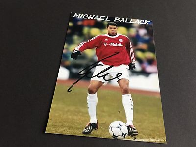 MICHAEL BALLACK FC BAYER MÜNCHEN signed Photo 10x15