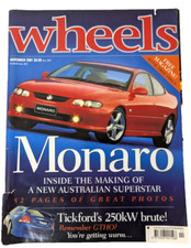 Wheels Magazine November 2001 - Monaro, Lamborghini, TS50