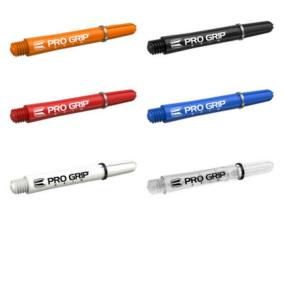 3 TARGET PRO GRIP SPIN Shafts-Verschiedene Farben und Längen-kostenloser Versand