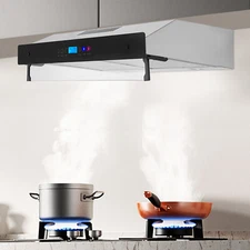 60in Under Cabinet Kitchen Range Hood Double AC Pure Copper Motor w/LEDs