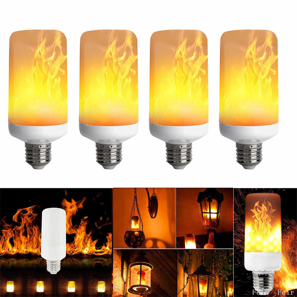 2 Pack Flickering Bulb LED Flame Light E27 Bulbs Light Bulbs Gas Flames  Outdoor 850900144706 | eBay
