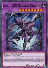Yu-Gi-Oh! -  Evil HERO Darkest Knight - SUDA-EN033 -Supreme D.  - 1st Ed - NM/M
