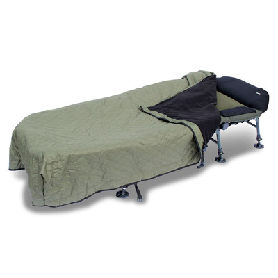 Abode  Chequer Quilted Windout Fleece Bedchair Decke Karpfenangeln Bettbezug