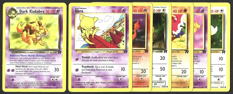 Team Rocket Pokemon TCG Common Cards 21