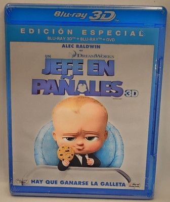 The Boss Baby 3D (3D Blu-ray+Blu-ray, 2017, Special Edition Import) Alec Baldwin