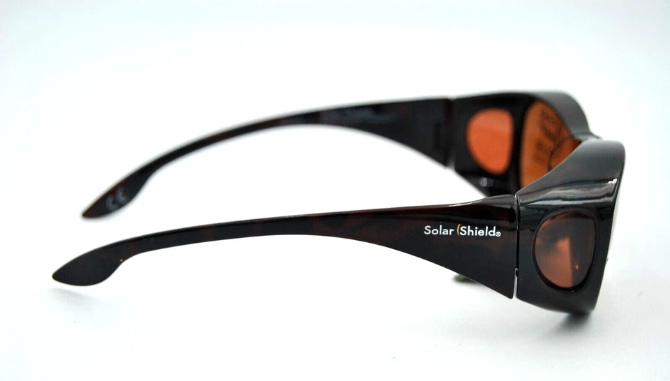 Solar Shield FITS OVER FO-003 TOR DRV Brown Tortoise POLARIZED Sunglasses - Image 3 of 3