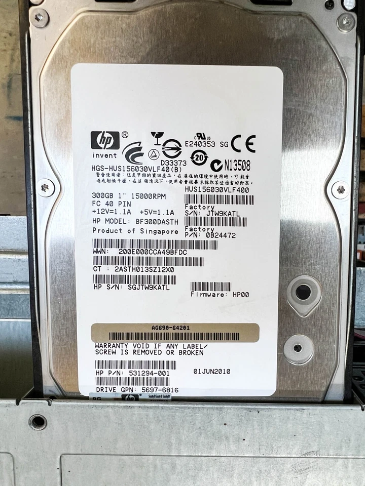 AG638B HP StorageWorks M6412A Drive Enclosure 9x300GB SAS 2xControllers 2xPSU - Image 2 of 4