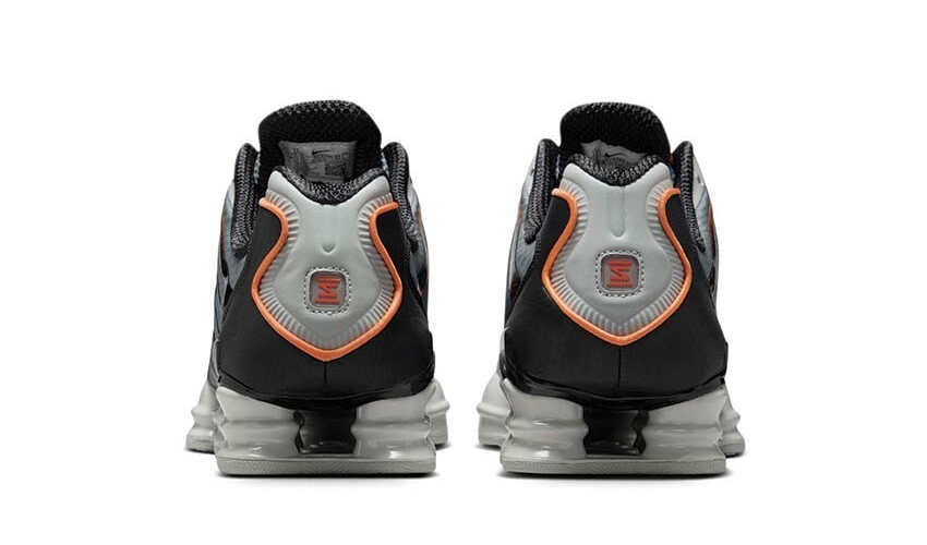 Nike Shox TL Light Smoke Grey Black Bright Mandarin AV3595-011