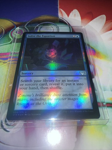 MTG Foil Solve the Equation - Strixhaven: School of Mages - NM/M booster fresh