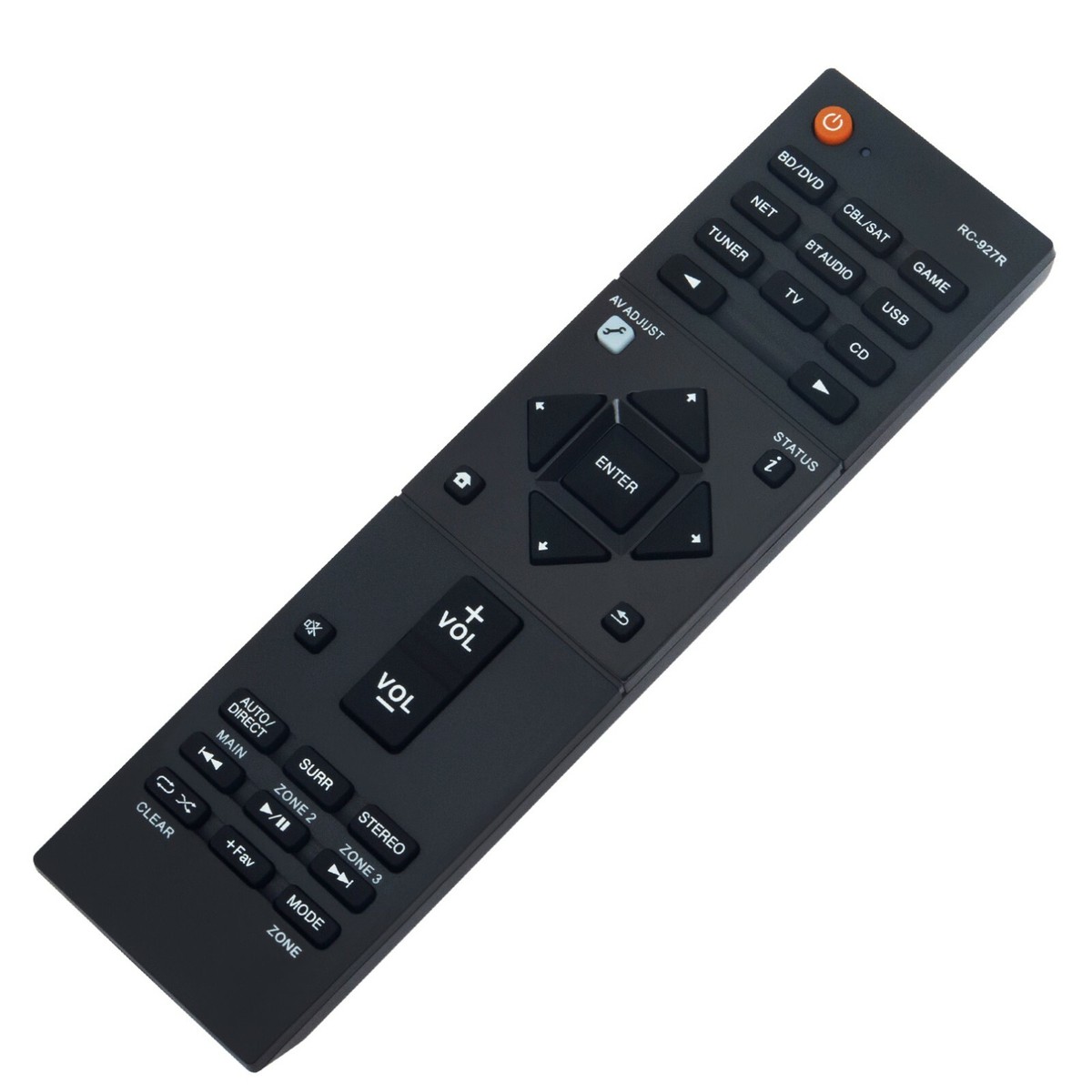 Universal Replacement Remote Control For Pioneer AV Receivers – RC-927R (Black)