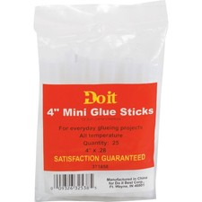 Do it 4 In. Mini Clear Hot Melt Glue 25-Pack 371858 SIM Supply, Inc. 371858